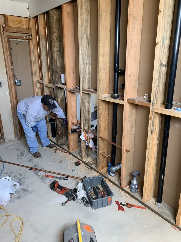 Commercial rough-in plumbing for Trenchless Sewer Repair in Holly Meadows